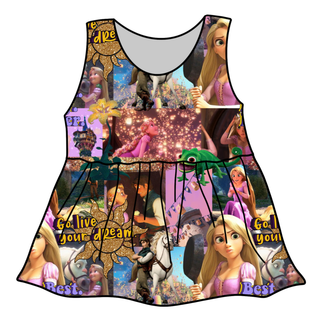 Rapunzel Collage Custom Items