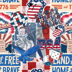 Land of the Free Collage Custom Items