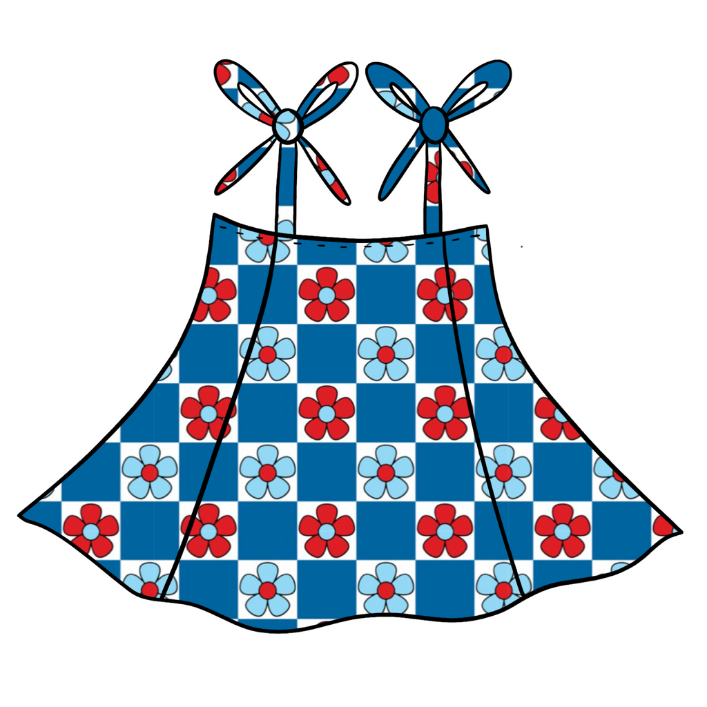 RWB Checkered Floral Custom Items