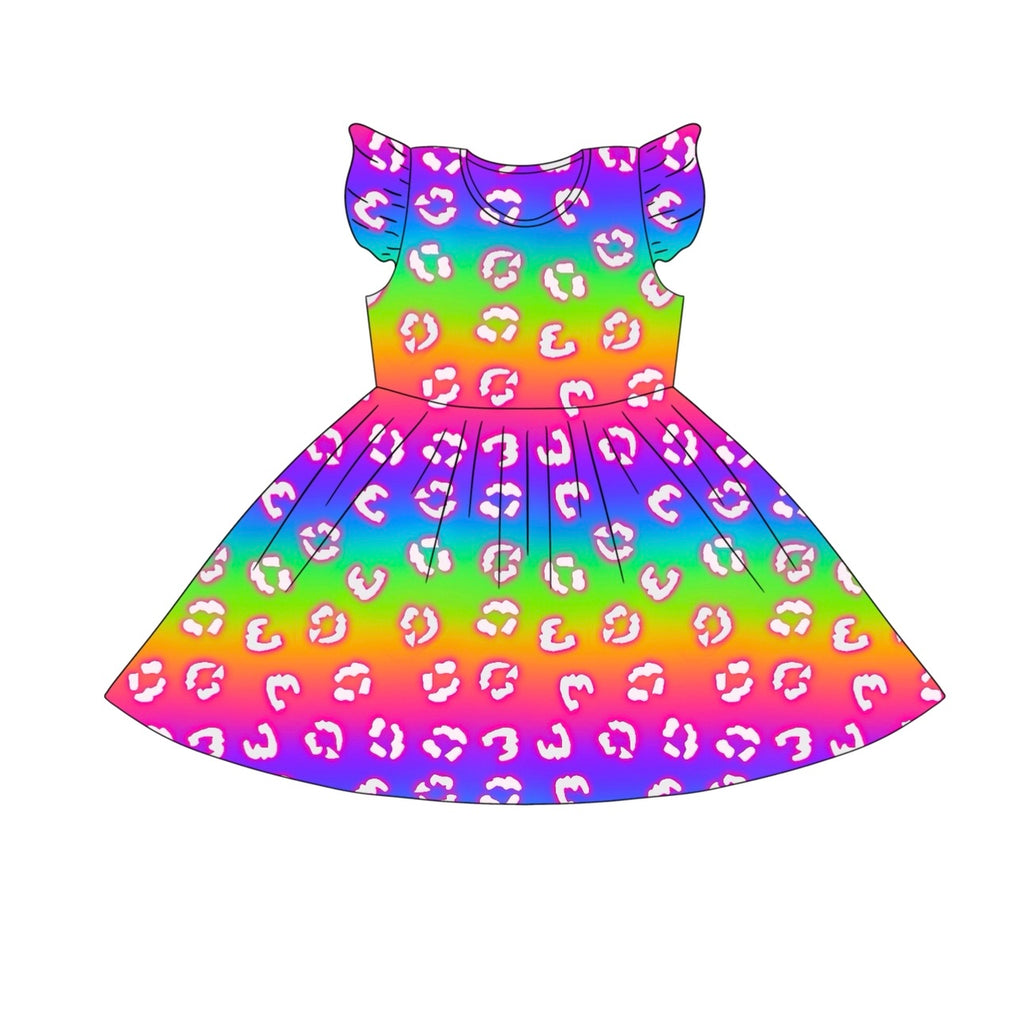 Bright Rainbow Cheetah Custom Items