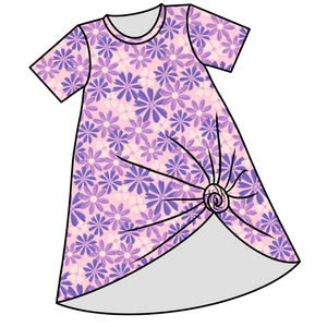 Purple Handdrawn Floral Custom Items