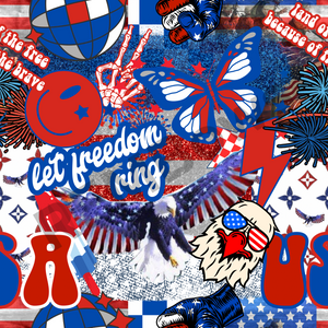 Let Freedom Ring Collage Custom Items