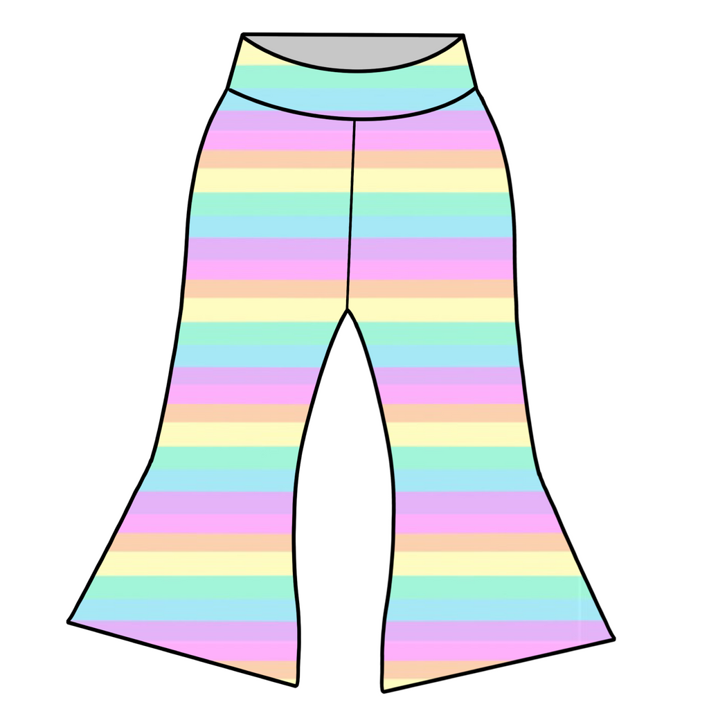 Pastel Stripe Clothing (multiple options)