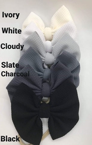 Solid Bows (Big Bows, Little Bows, Piggies)
