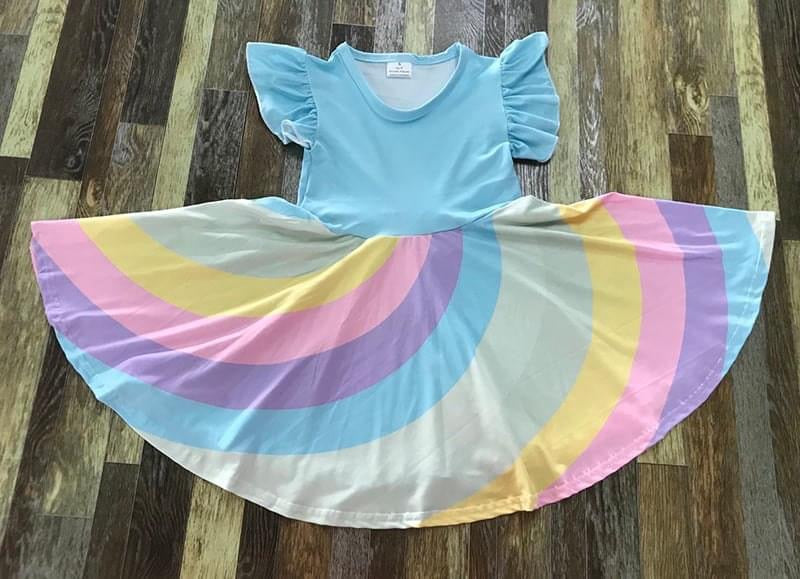 Pastel Twirl Dress