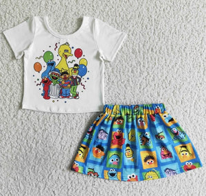 Sesame Street Skirt Set