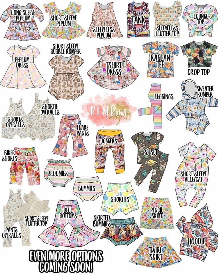 Groovy Babe and Coordinate (several clothing options)