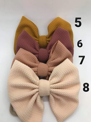 Solid Bows (Big Bows, Little Bows, Piggies)