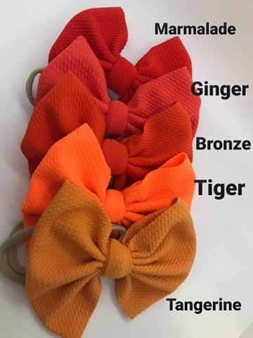 Solid Bows (Big Bows, Little Bows, Piggies)