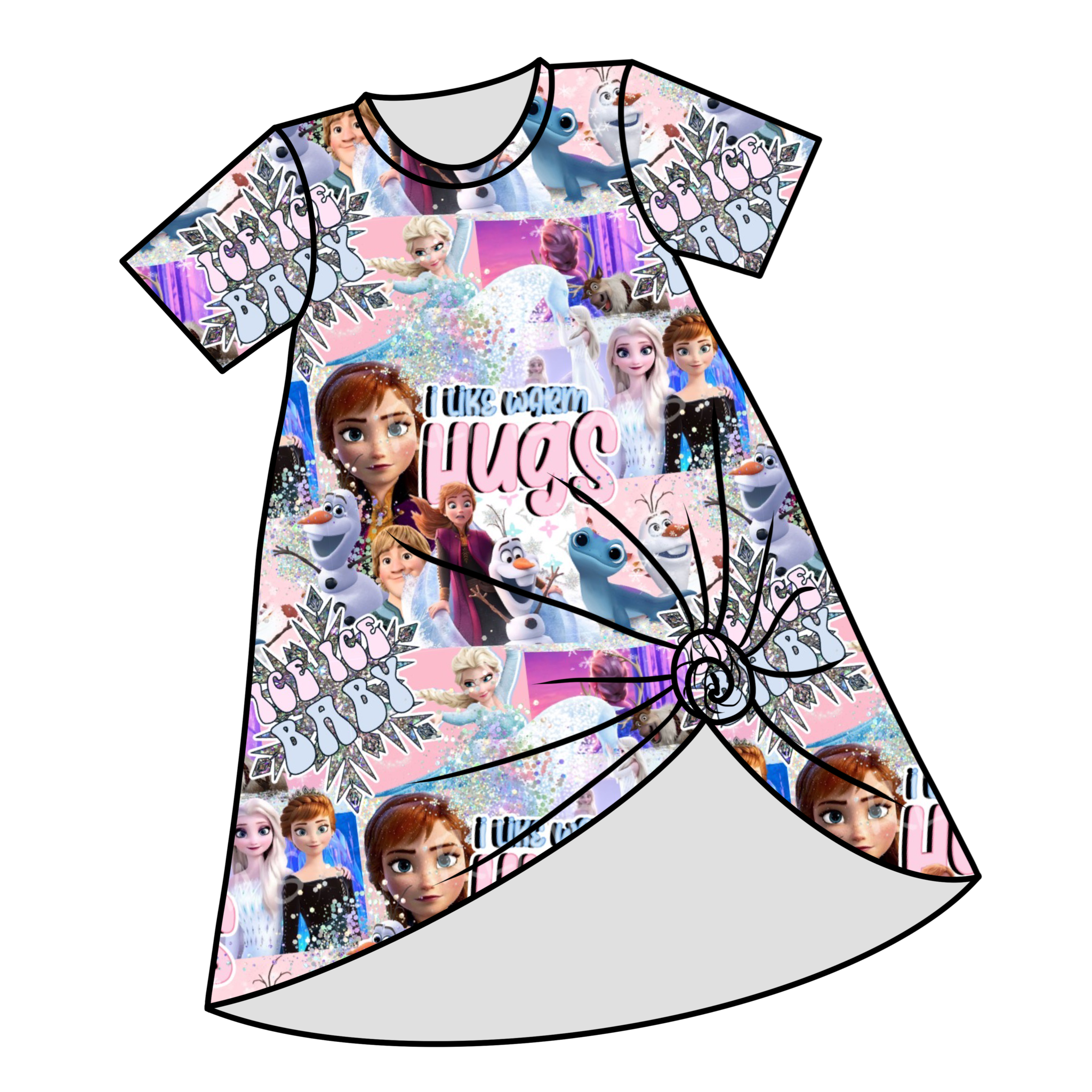 Frozen Clothing Options (with coordinating prints)